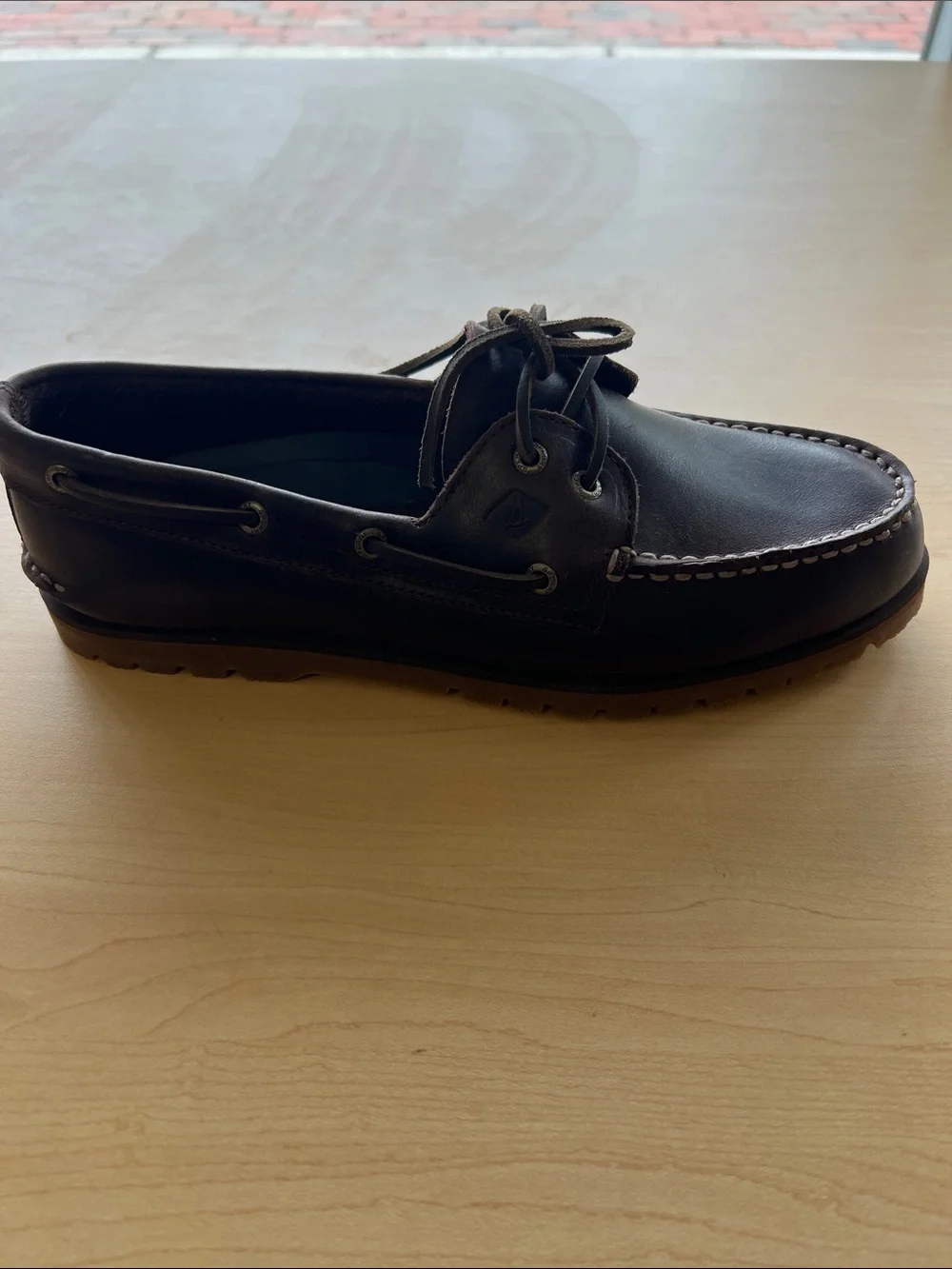 Sperry Brown Leather Moccasin-Style Boat Shoes